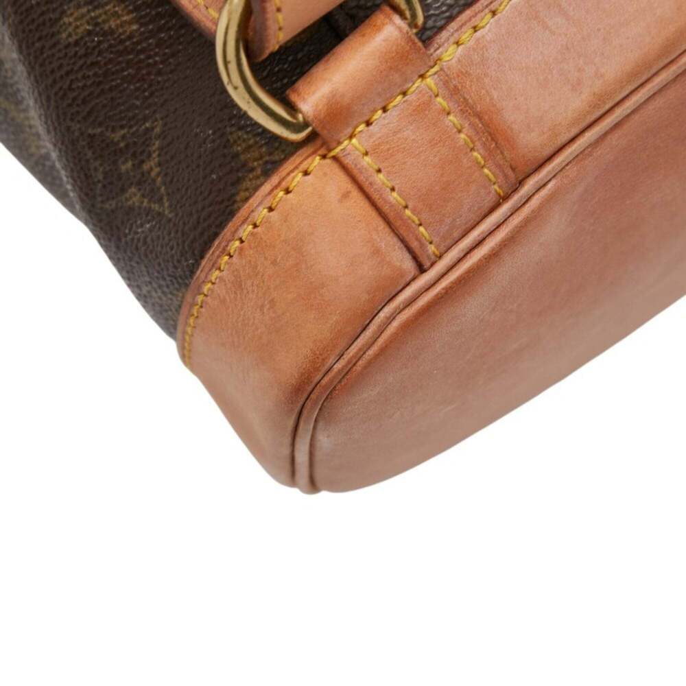 LOUIS VUITTON Brown Monogram Leather Backpack - Picture 7 of 12